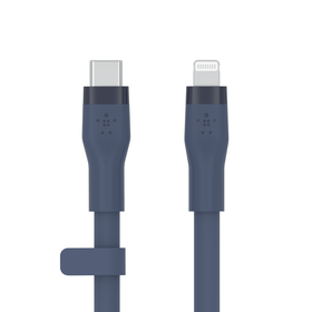 Cable USB-C con conector Lightning, Azul, hi-res