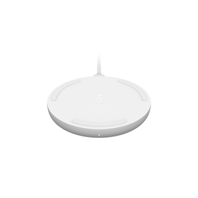 10W Wireless Charging Pad + QC 3.0 Wall Charger + Cable, White, hi-res