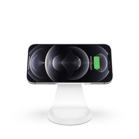 BOOST↑CHARGE™ 磁気ワイヤレス充電スタンド（7.5W), 白, hi-res