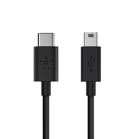 2.0 USB-C™ to Mini-B Charge Cable (USB Type-C™), Black, hi-res