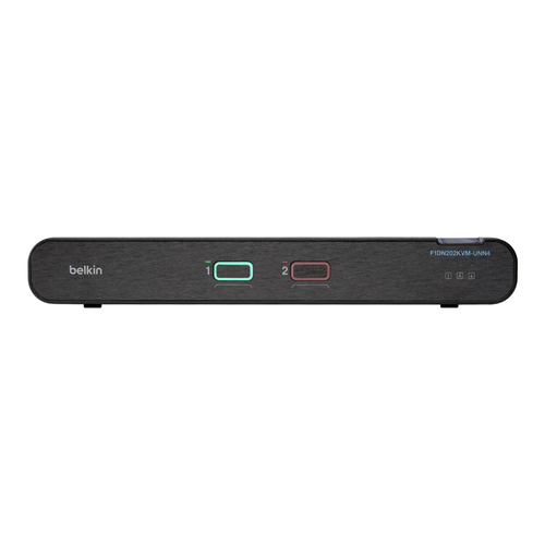 Universal 2nd Gen Secure KVM Switch, 2-Port Dual Head No CAC