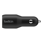 BOOST↑CHARGE™ 듀얼 USB-C 차량용 충전기 36W, Black, hi-res