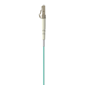 Fiber Optic Cable; 10GB Aqua Multimode LC/LC Duplex MMF, 50/125 OM3, Aqua, hi-res