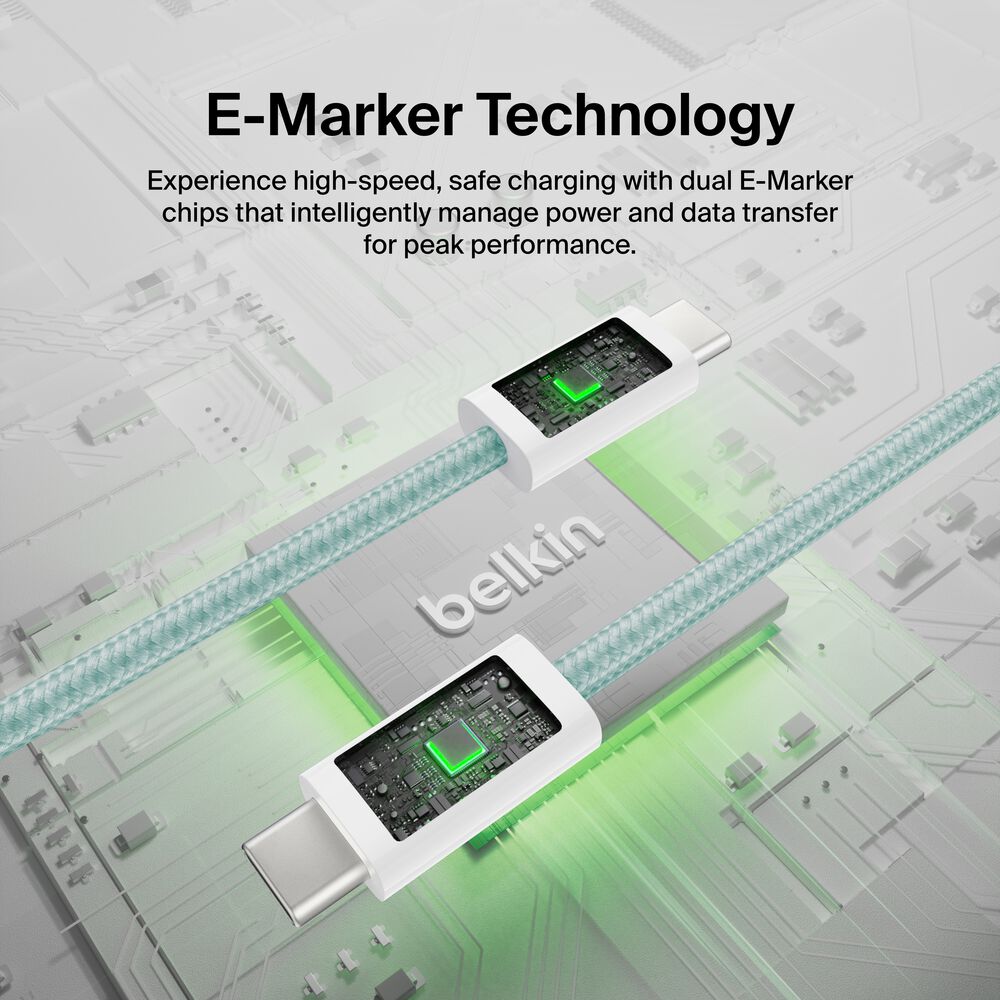 240 瓦 USB-C 转 USB-C 线缆, 綠色, hi-res