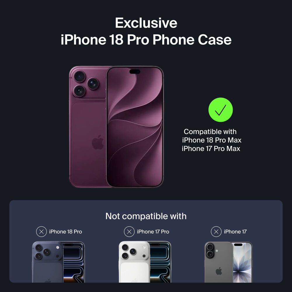 Clear Series Case for iPhone 18 Pro Max / iPhone 17 Pro Max, , hi-res