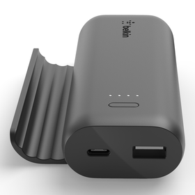Power Bank 5K + Stand Play Series, Black, hi-res