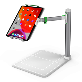 Tablet Stage, Weiß/Silber, hi-res