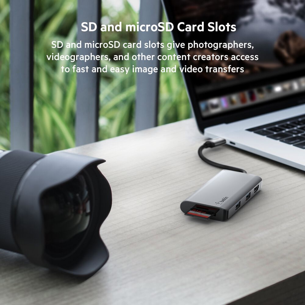 USB-C 5-in-1 Multiport Adapter Hub, , hi-res