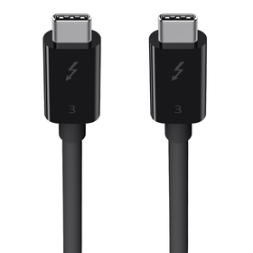 Thunderbolt 3 Cable (USB-C to USB-C, 100W), Schwarz, hi-res