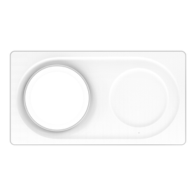 2-in-1 Wireless Charging Pad with Official MagSafe Charging 15W, White, hi-res
