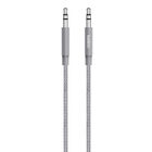 Metallic AUX Cable, Gray, hi-res
