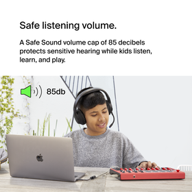 Wireless Over-Ear Headset for Kids, Black, hi-res