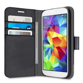 2-In-1 Wallet Folio Galaxy S5 Case, Blacktop/Charcoal, hi-res