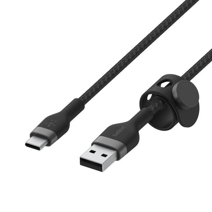 Câble USB-C vers USB-A (2 m/6,6 pi, noir), Belkin