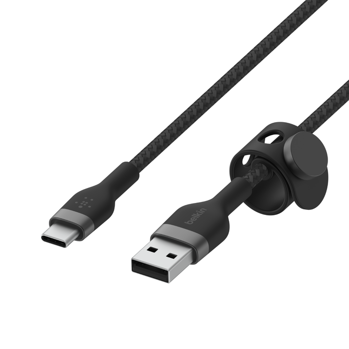 USB-A 至 USB-C&reg; 連接線, Black, hi-res