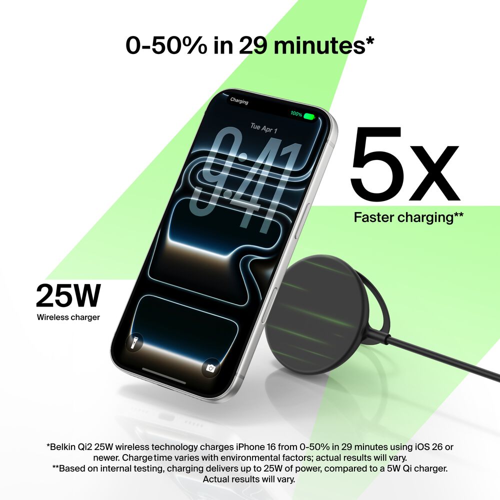 Magnetic Charger with Qi2 25W, , hi-res