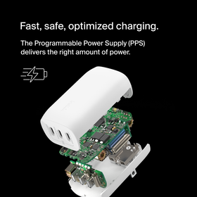 3 Port USB-C® Wall Charger with PPS 67W, , hi-res