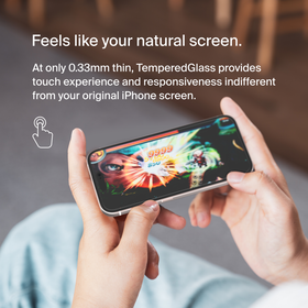TemperedGlass Privacy Treated Screen Protector for iPhone 15/14 Pro, , hi-res