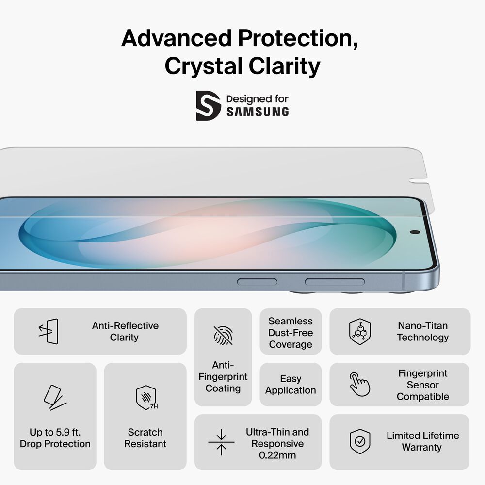Titan EcoGuard Anti-Reflective Filter Screen Protector for Samsung Galaxy S26+, , hi-res