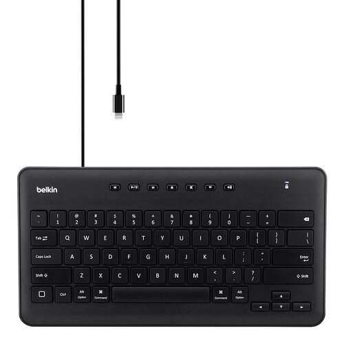 Wired Keyboard for iPad with Lightning Connector