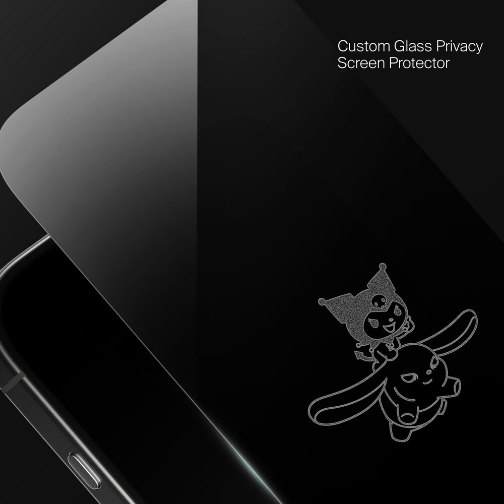 Kuromi Baku Custom Glass Screen Protector, , hi-res