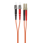 Multimode Duplex Fiber Patch Cable, ST-LC, , hi-res
