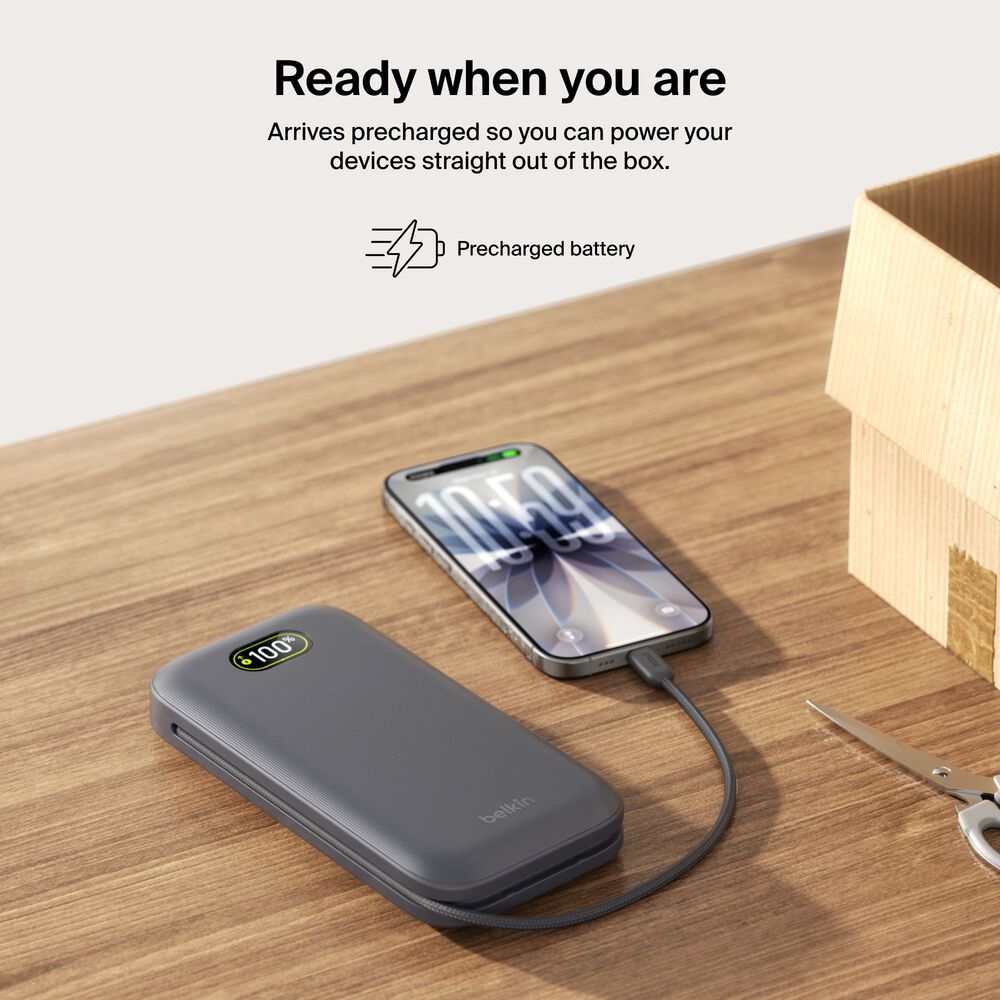Laptop Power Bank 27K, Charcoal, hi-res