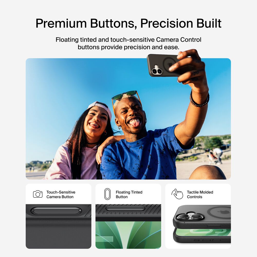 Grip Series Case for iPhone 17, Black, hi-res