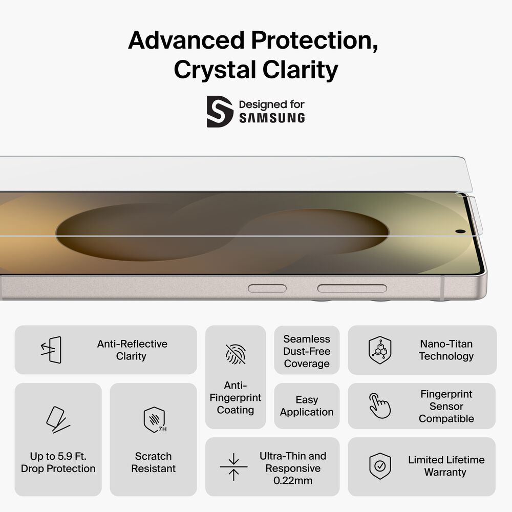 Titan EcoGuard Anti-Reflective Filter Screen Protector for Samsung Galaxy S26 Ultra, , hi-res