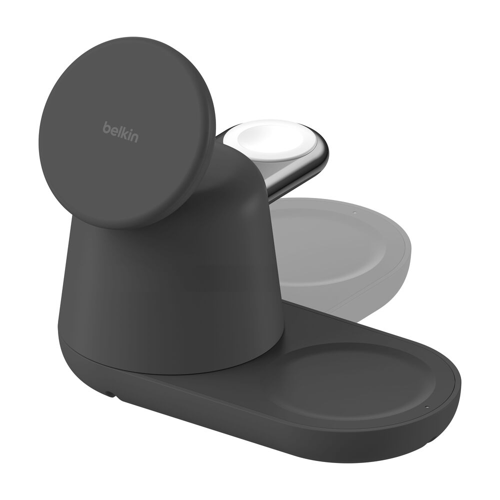 Magnetische 3-in-1-Ladestation mit Qi2&nbsp;25W, Anthrazit, hi-res