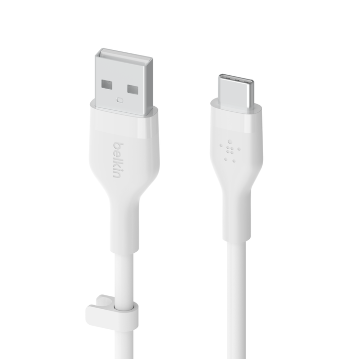 USB-C to USB-A Cable, White, hi-res