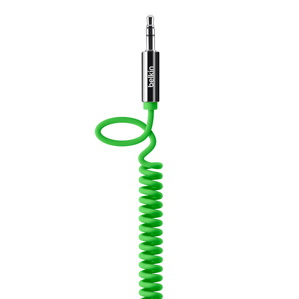 Coiled 3.5mm Aux Cable Belkin US