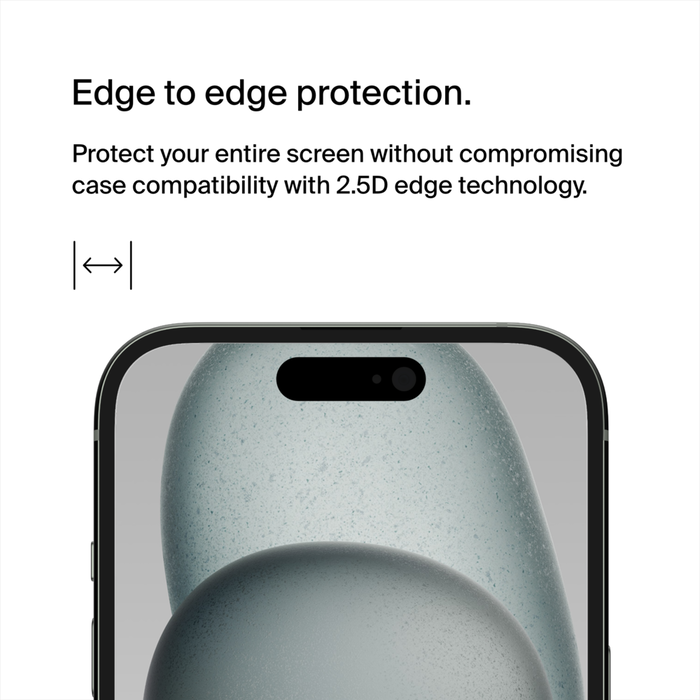 TemperedGlass Privacy Treated Screen Protector for iPhone 15/14 Pro, , hi-res