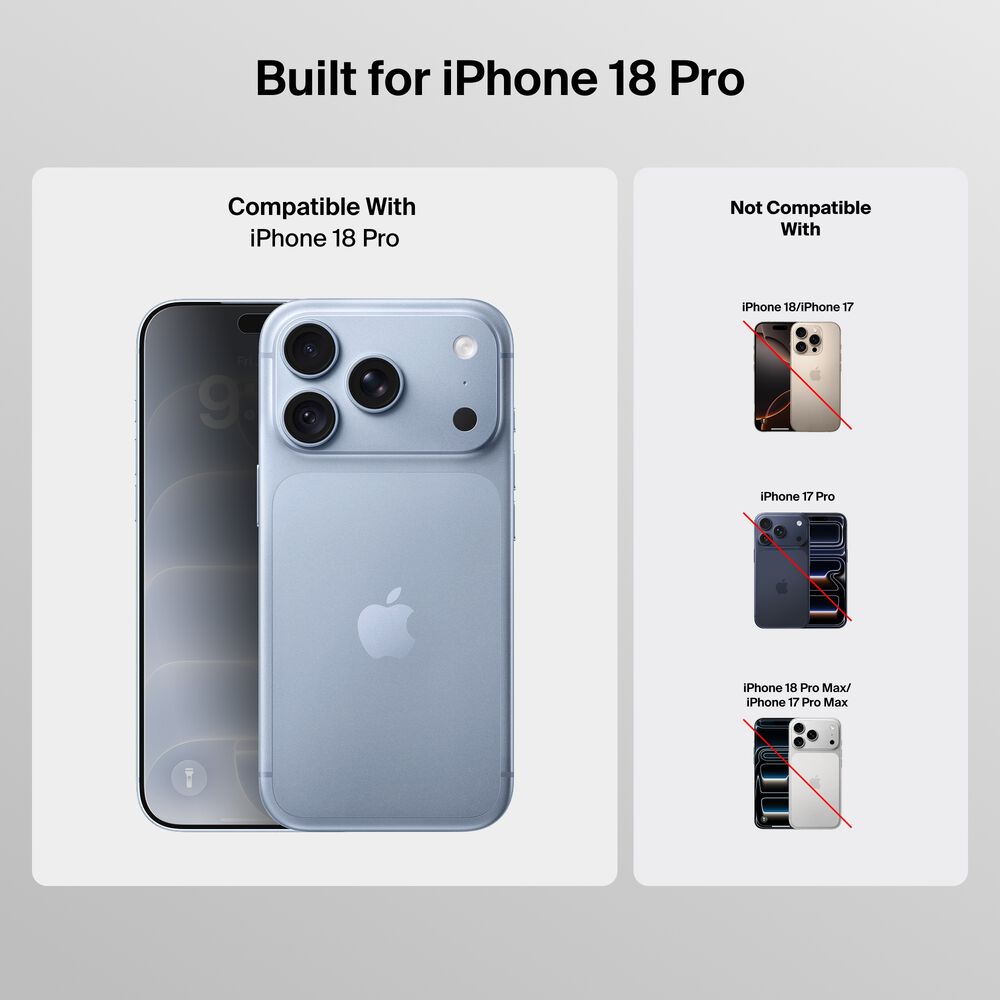 2-Way Privacy Screen Protector for iPhone 18 Pro, , hi-res