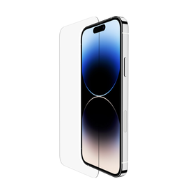 Protection d'écran UltraGlass avec traitement antimicrobien pour iPhone 14 Pro