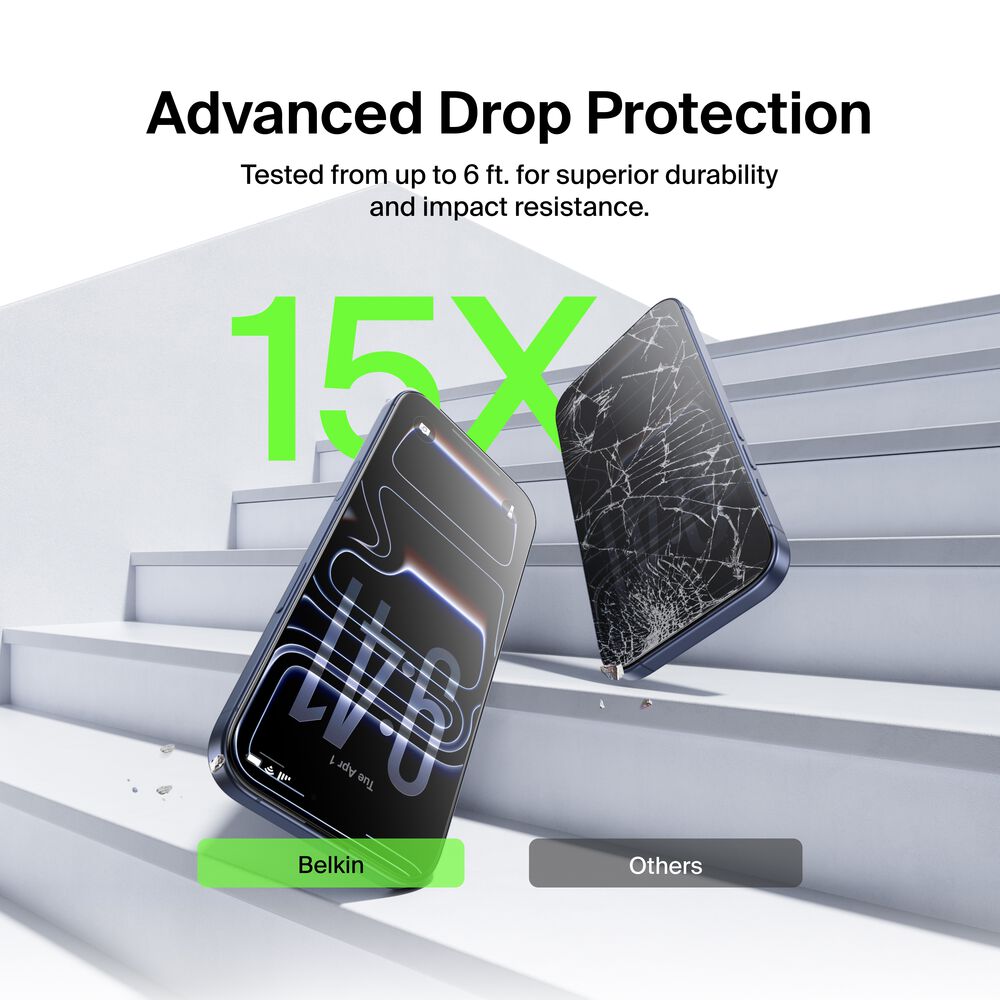 TemperedGlass Screen Protector for iPhone 17 Pro Max, , hi-res