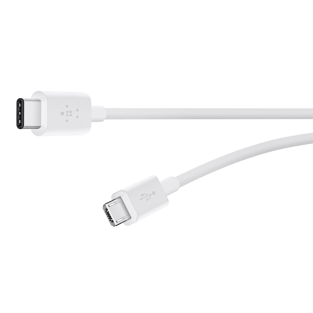 2.0 USB-C to Micro USB Charge Cable (USB Type-C), 白, hi-res