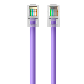 CAT6 Ethernet Patch Cable, RJ45, M/M, Purple, hi-res
