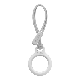 Secure Holder with Strap for AirTag, White, hi-res