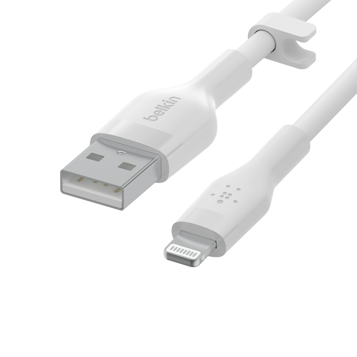 Cavo USB-A con connettore Lightning, Bianco, hi-res