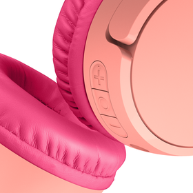 Wireless On-Ear Headphones for Kids, Pink, hi-res