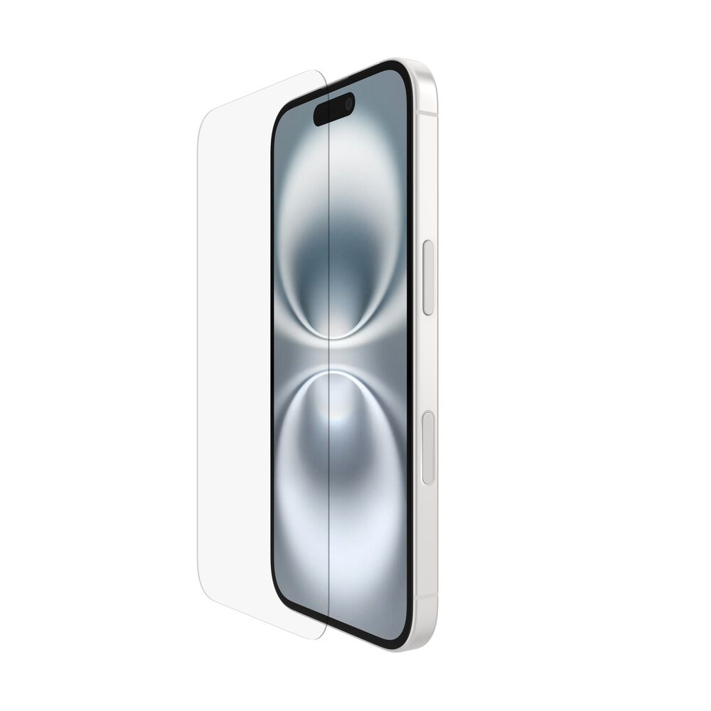 Belkin InvisiGlass Treated Screen Protector for iPhone 16, 15 and 14 Pro