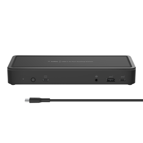 14-Port USB-C Docking Station, 65W, Black, hi-res