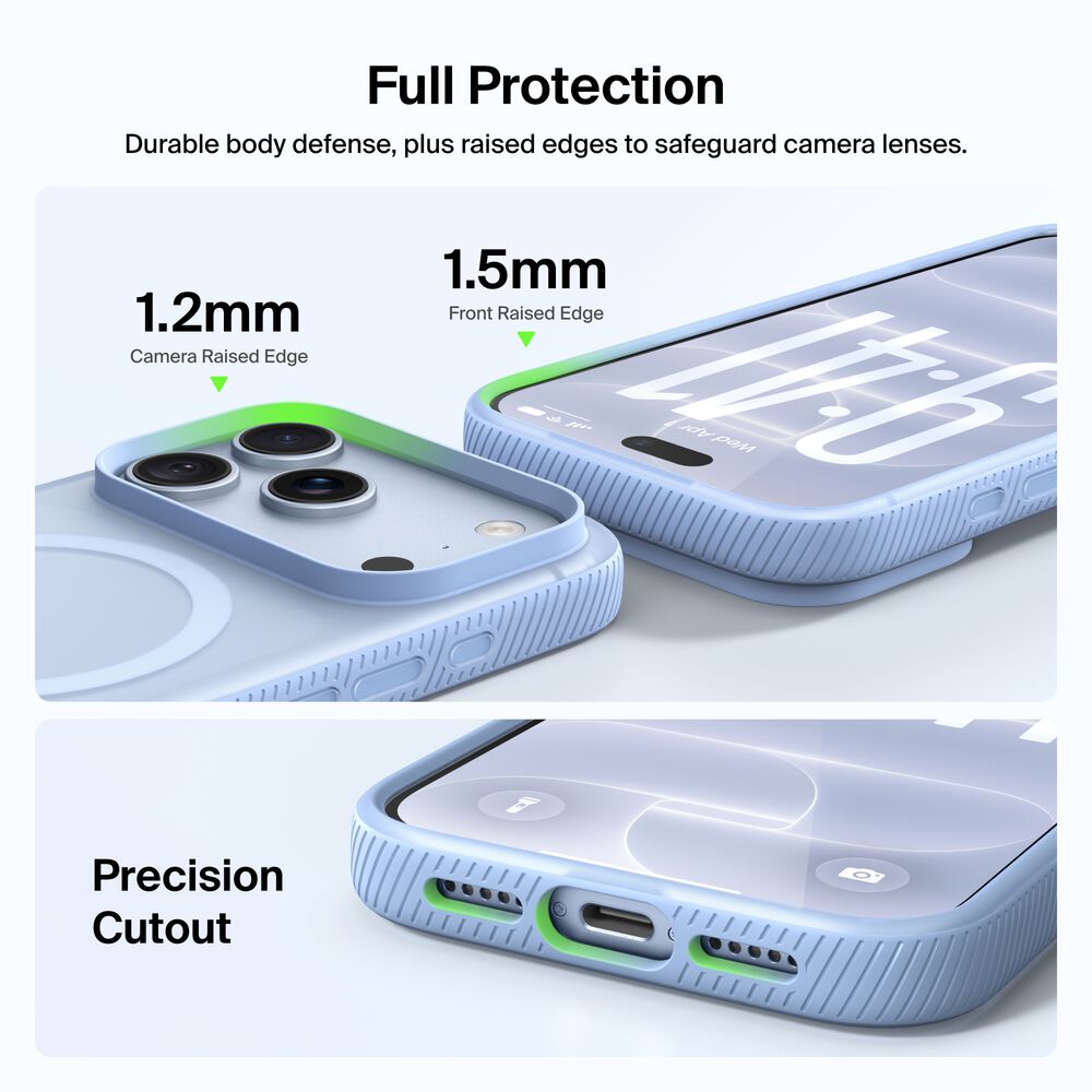 Grip Series Case for iPhone 18 Pro / iPhone 17 Pro, Light Blue, hi-res