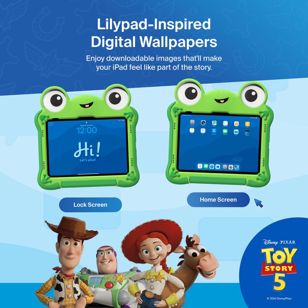 Disney Toy Story 5 Lilypad Case for iPad 10th and 11th Gen, Green, hi-res