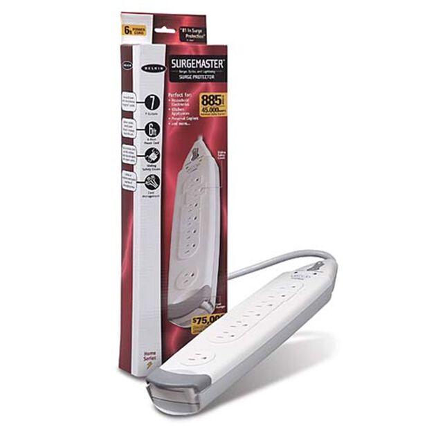 7-Outlet Home Series SurgeMaster | Belkin US