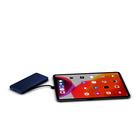 Batterie externe USB-C 10K avec câbles intégrés, Bleu, hi-res