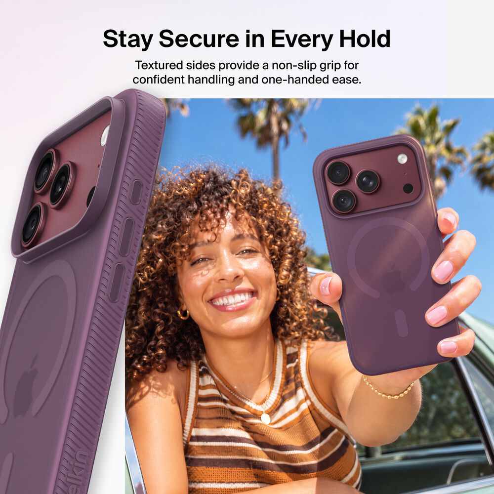 Grip Series Case for iPhone 18 Pro / iPhone 17 Pro, Burgundy, hi-res