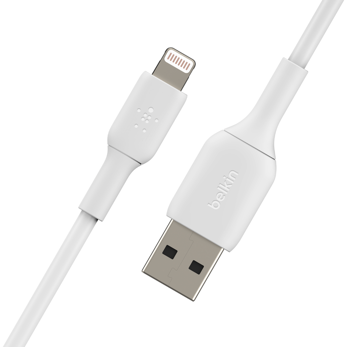 Nøgle fedme Kilauea Mountain Lightning to USB-A Cable (3m / 9.8ft, White) | Belkin | Belkin: US