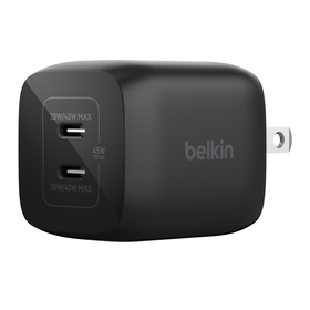 USB-C&reg;-GaN-Ladegerät mit zwei Anschlüssen und PPS, 45 W